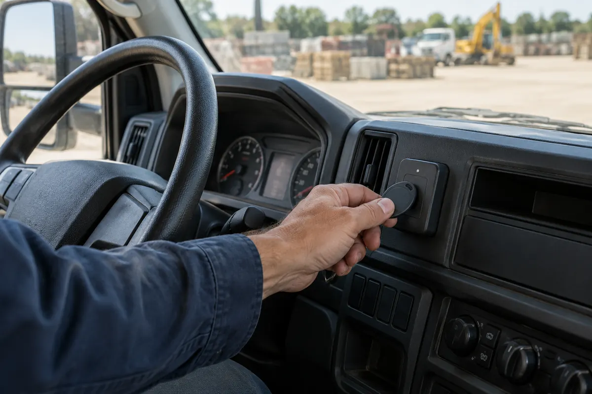 Illustration for driver id installation